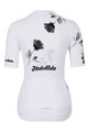 HOLOKOLO Cyklistický dres s krátkým rukávem - CALM ELITE LADY - bílá/šedá