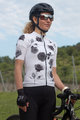 HOLOKOLO Cyklistický krátký dres a krátké kalhoty - CALM ELITE LADY - bílá/černá/šedá