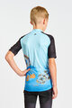 HOLOKOLO Cyklistický dres s krátkým rukávem - BIKERS KIDS - modrá/černá