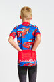 HOLOKOLO Cyklistický dres s krátkým rukávem - CARS KIDS - červená/modrá