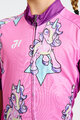 HOLOKOLO Cyklistický dres s krátkým rukávem - UNICORNS KIDS - růžová/vícebarevná