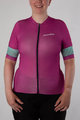 HOLOKOLO Cyklistický dres s krátkým rukávem - RAINBOW LADY - růžová