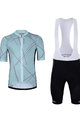 HOLOKOLO Cyklistický krátký dres a krátké kalhoty - SPARKLE - světle zelená/černá