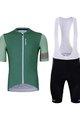 HOLOKOLO Cyklistický krátký dres a krátké kalhoty - KIND ELITE - zelená/černá