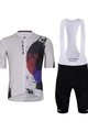 HOLOKOLO Cyklistický krátký dres a krátké kalhoty - INCREDIBLE ELITE - černá/šedá
