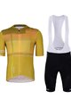 HOLOKOLO Cyklistický krátký dres a krátké kalhoty - JOLLY ELITE - žlutá/černá