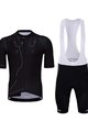 HOLOKOLO Cyklistický krátký dres a krátké kalhoty - PLAYFUL ELITE - černá