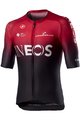 CASTELLI Cyklistický dres s krátkým rukávem - INEOS 2020 - červená/černá