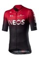 CASTELLI Cyklistický dres s krátkým rukávem - INEOS 2020 - červená/černá