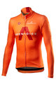 CASTELLI Cyklistický dres s dlouhým rukávem zimní - INEOS GRENADIERS '21 - světle modrá/oranžová