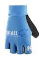 KATUSHA SPORTS Cyklistické rukavice krátkoprsté - ISRAEL 2020 - světle modrá
