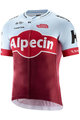 KATUSHA SPORTS Cyklistický dres s krátkým rukávem - KATUSHA ALPECIN 2018 - bordó/světle modrá