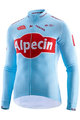 KATUSHA SPORTS Cyklistický dres s dlouhým rukávem letní - ALPECIN 2019 SUMMER - světle modrá/červená