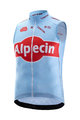KATUSHA SPORTS Cyklistický dres bez rukávů - ALPECIN 2019  - světle modrá/červená