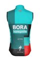 LE COL Cyklistická vesta - BORA HANSGROHE 2022 - červená/černá/zelená