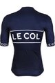 LE COL Cyklistický dres s krátkým rukávem - SPORT LOGO - bílá/modrá