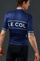 LE COL Cyklistický dres s krátkým rukávem - SPORT LOGO - bílá/modrá