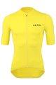 LE COL Cyklistický dres s krátkým rukávem - PRO JERSEY II - žlutá