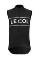 LE COL Cyklistická vesta - SPORT LOGO GILET - bílá/černá