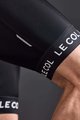 LE COL Cyklistické kalhoty krátké s laclem - SPORT - bílá/černá
