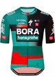 LE COL Cyklistický dres s krátkým rukávem - BORA HANSGROHE 2023 SPORT REPLICA - červená/černá/zelená