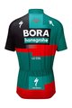 LE COL Cyklistický dres s krátkým rukávem - BORA HANSGROHE 23 K - zelená/šedá