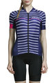 MONTON Cyklistický dres s krátkým rukávem - LOLLY LADY - modrá
