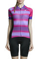 MONTON Cyklistický dres s krátkým rukávem - COLOR FOCUS LADY - fialová/růžová
