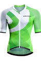 MONTON Cyklistický dres s krátkým rukávem - ARG - zelená/bílá