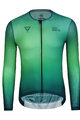 MONTON Cyklistický dres s dlouhým rukávem letní - EARTH SUMMER - zelená