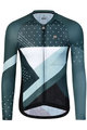 MONTON Cyklistický dres s dlouhým rukávem letní - SPACETIME SUMMER - zelená