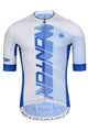 MONTON Cyklistický dres s krátkým rukávem - FORMULA - modrá/bílá