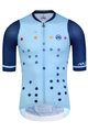 MONTON Cyklistický dres s krátkým rukávem - BLINKY - modrá/světle modrá
