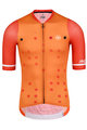 MONTON Cyklistický dres s krátkým rukávem - BLINKY - oranžová