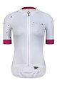 MONTON Cyklistický dres s krátkým rukávem - VERVE LADY - bílá
