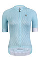 MONTON Cyklistický dres s krátkým rukávem - DIVERSION LINE LADY - světle modrá