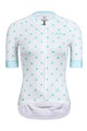 MONTON Cyklistický dres s krátkým rukávem - LADYBUG LADY - bílá/světle modrá