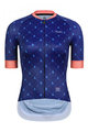 MONTON Cyklistický dres s krátkým rukávem - LADYBUG LADY - modrá