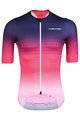 MONTON Cyklistický dres s krátkým rukávem - SAIUN - černá/červená