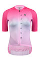 MONTON Cyklistický dres s krátkým rukávem - NEON LADY - růžová