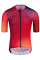 MONTON Cyklistický dres s krátkým rukávem - FIRE LADY - červená