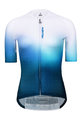 MONTON Cyklistický dres s krátkým rukávem - TWILIGHT LADY - bílá/modrá