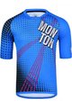 MONTON Cyklistický dres s krátkým rukávem - BANG MTB - modrá
