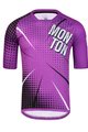 MONTON Cyklistický dres s krátkým rukávem - BAM MTB - fialová