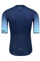 MONTON Cyklistický dres s krátkým rukávem - SERENITY - světle modrá/modrá