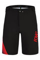 MONTON Cyklistické kalhoty krátké bez laclu - POW MTB - černá/červená