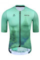 MONTON Cyklistický dres s krátkým rukávem - FOREST - zelená