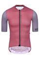 MONTON Cyklistický dres s krátkým rukávem - CHECHEN - červená/fialová