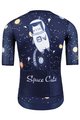 MONTON Cyklistický dres s krátkým rukávem - SPACECAT - modrá/vícebarevná