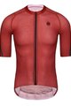 MONTON Cyklistický dres s krátkým rukávem - PRO CARBONFIBER - červená